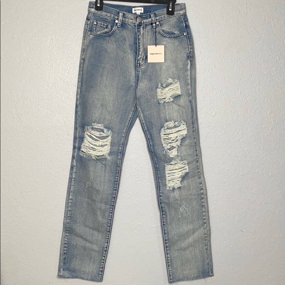 Revolve x Superdown Jeans NWT sz‎ 28 distressed